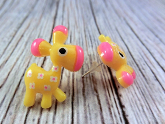 Preview: Pferd Esel Ohrstecker Monster horse ghost